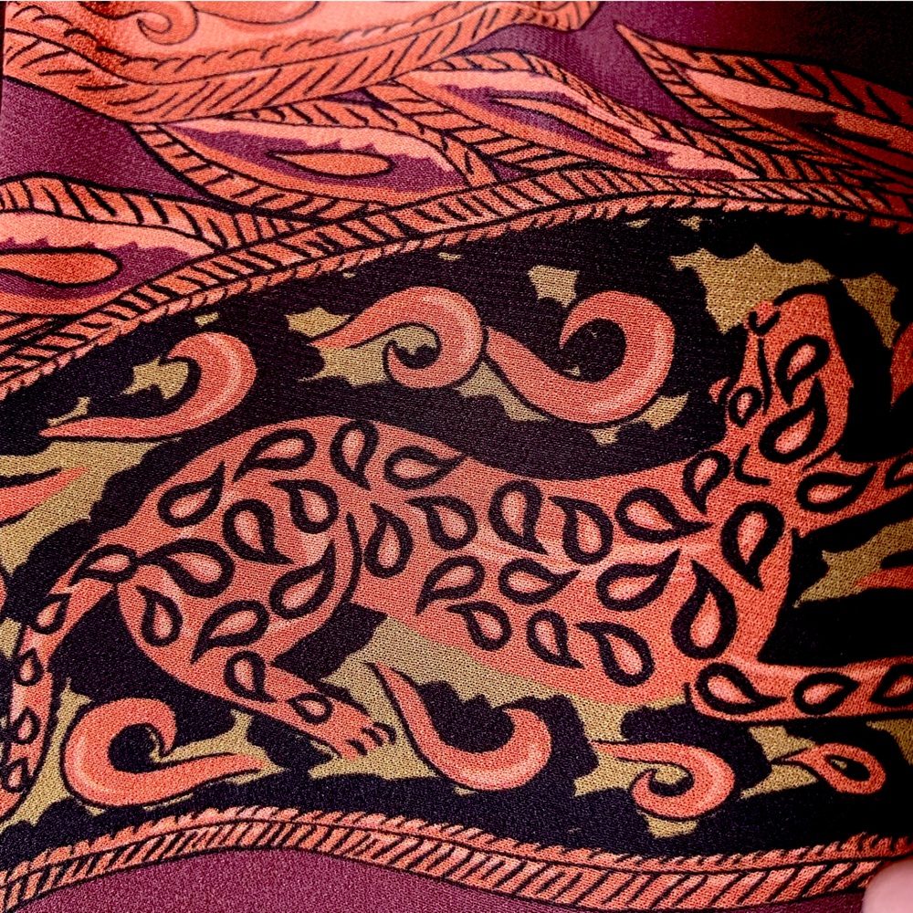FARM Rio x Anthropologie Leopard Paisley Printed Midi Dress Size Medium M NWT - Picture 16 of 16